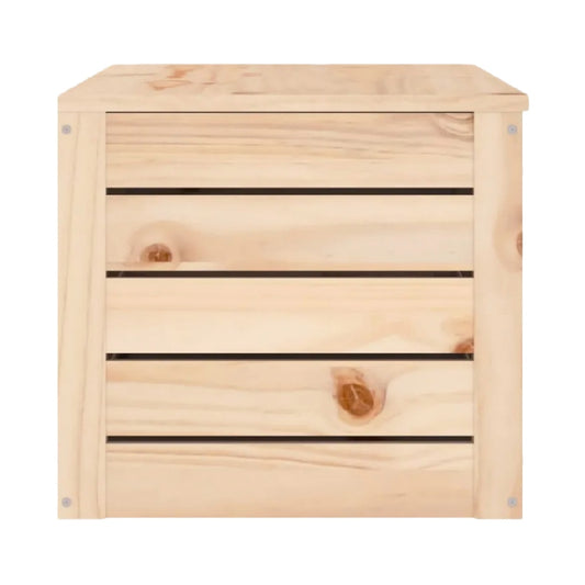 Coffre de rangement en pin pour intérieur - 30 x 30 x 30
